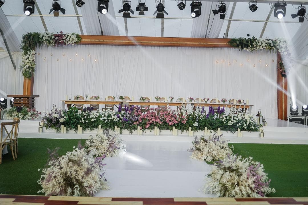 Lavender Floral Tablescape — photo 6